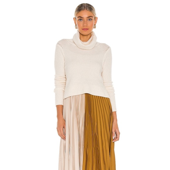 All Saints Sweaters - ALLSAINTS Jessie Turtleneck Sweater in Alabaster White